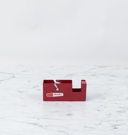 Small Desktop Tape Dispenser - Red