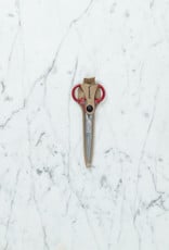 Little Stainless Scissors with Red Grip Handles - 5"