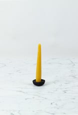 Old Mill Candles Small Embellished Base Beeswax Taper 6"