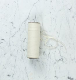 Foundry's Signature Ivory Cotton Ribbon 1/4" Wide- Sold Per Yard