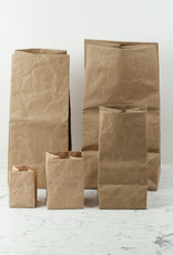 Japanese Stitched Brown Paper Bag - Medium - 9 x 9 x 20"