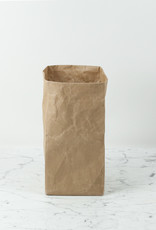 Japanese Stitched Brown Paper Bag - Small - 7 x 7 x 14"