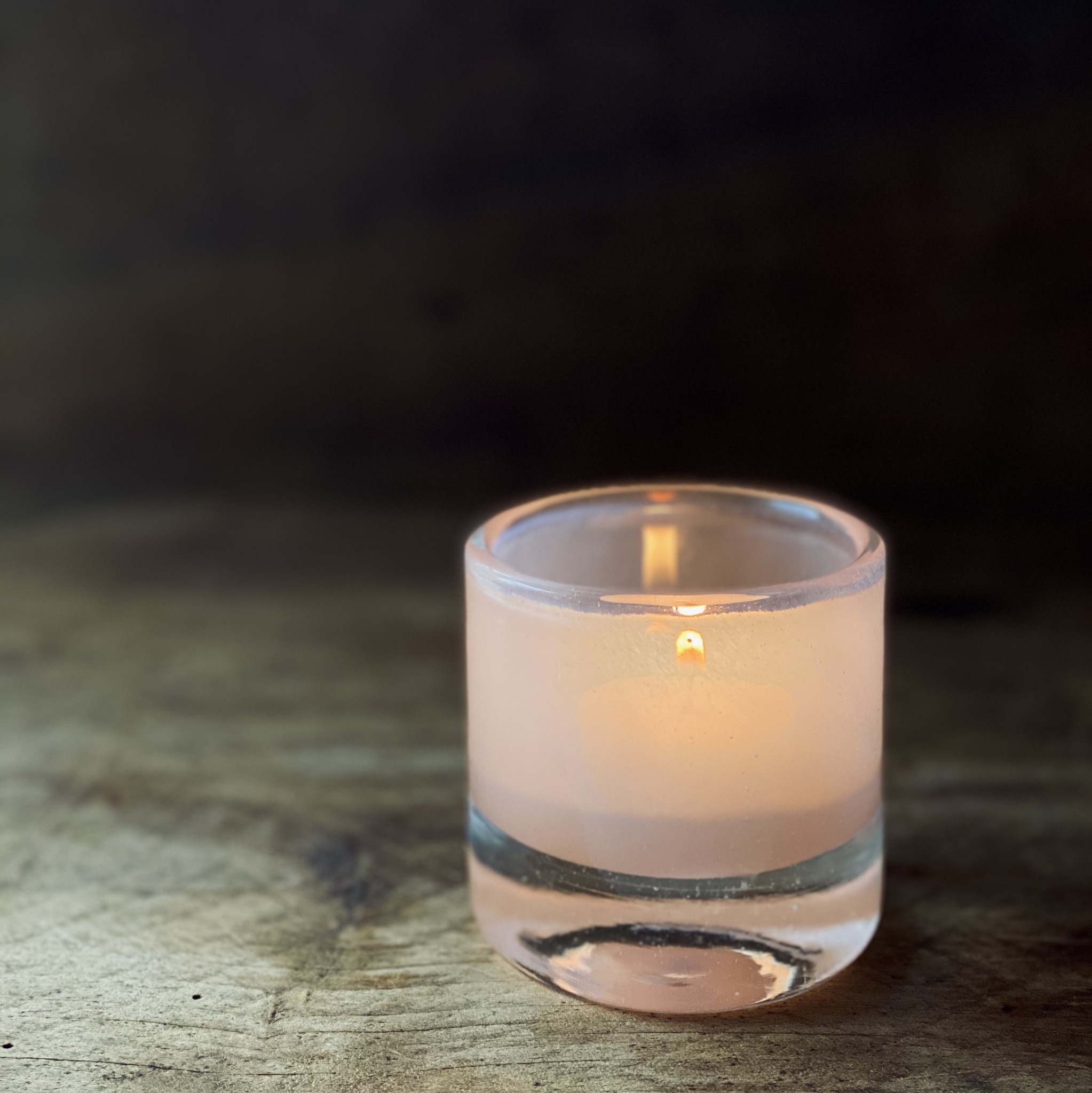 Henry Dean Henry Dean Mary Votive Holder - Cloudy Peach Pink - 2.5in