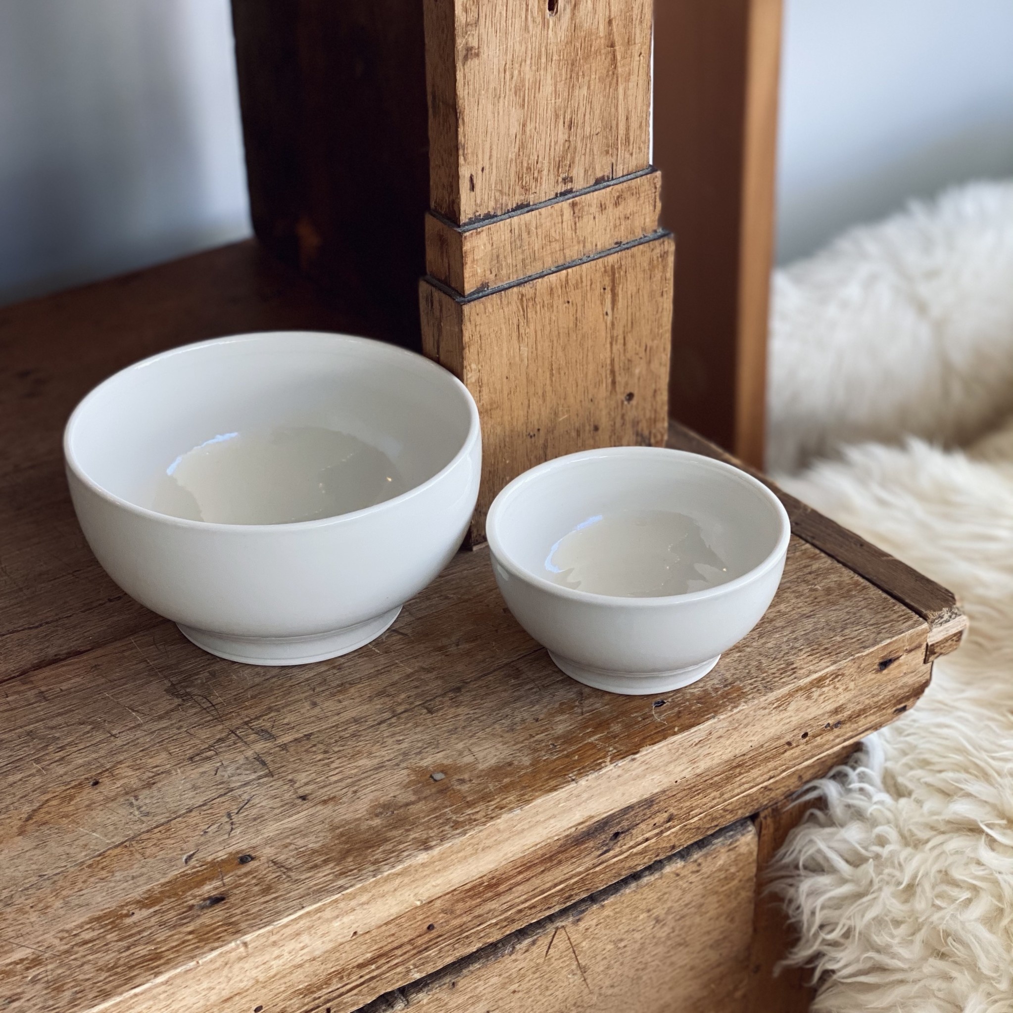 John Julian John Julian Plain Porcelain Simple Bowl - 4"