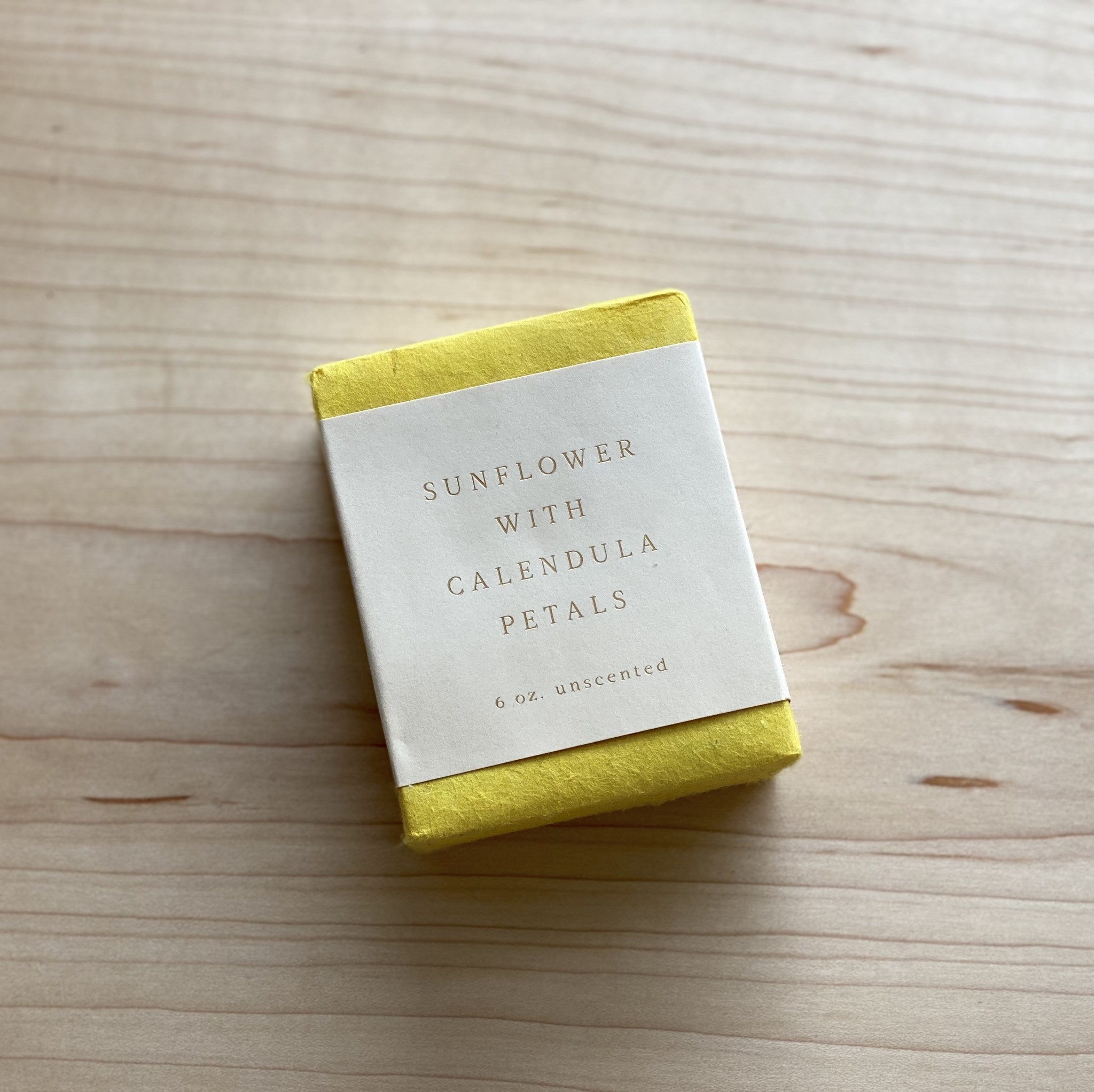 Saipua Handmade Saipua Soap - Unscented Sunflower with Calendula Petals