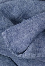 Linge Particulier French Linen Pillow Cover - 25" - Blue Chambray