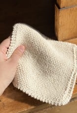Hand Knit Scrubbing Square - Organic Cotton