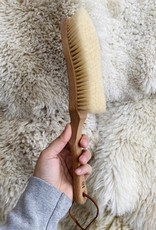 Beech Clothes Lint Brush with Handle