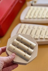 Auris Swedish Brass and Maple Glockenspiel - 3 Notes D-E-G