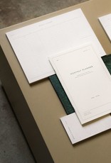 Simple Danish Monthly Planner Notebook - 7x10"