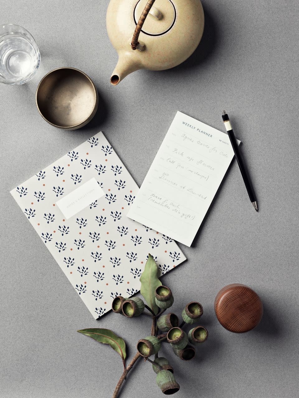 Simple Danish Weekly Planner Pad - Mini - 3.75x6"