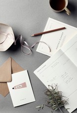 Simple Danish Monthly Planner Notebook - 7x10"