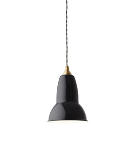 Anglepoise PREORDER Original 1227  Pendant Lamp - Jet Black with Brass