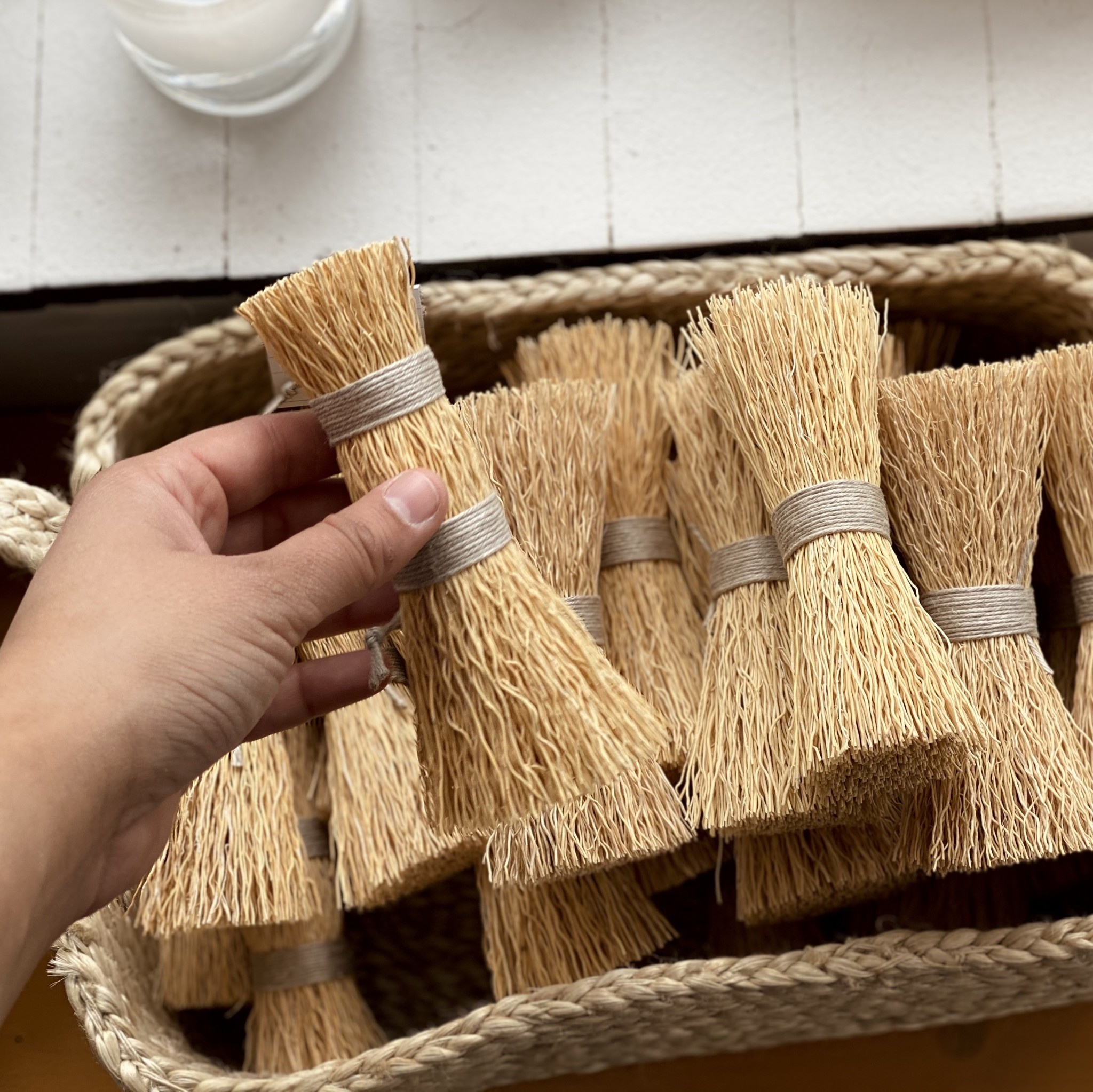 Iris Hantverk Washing-Up Whisk - 1 Winding - Natural Twine