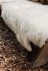 Natural White Rustic Sheepskin