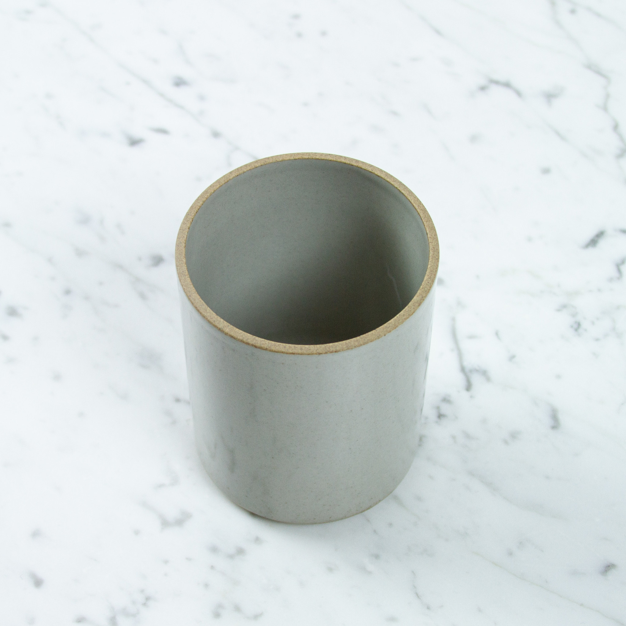 Hasami Porcelain Straight Tumbler - Gloss Grey - 3 1/4" x 4 1/4"