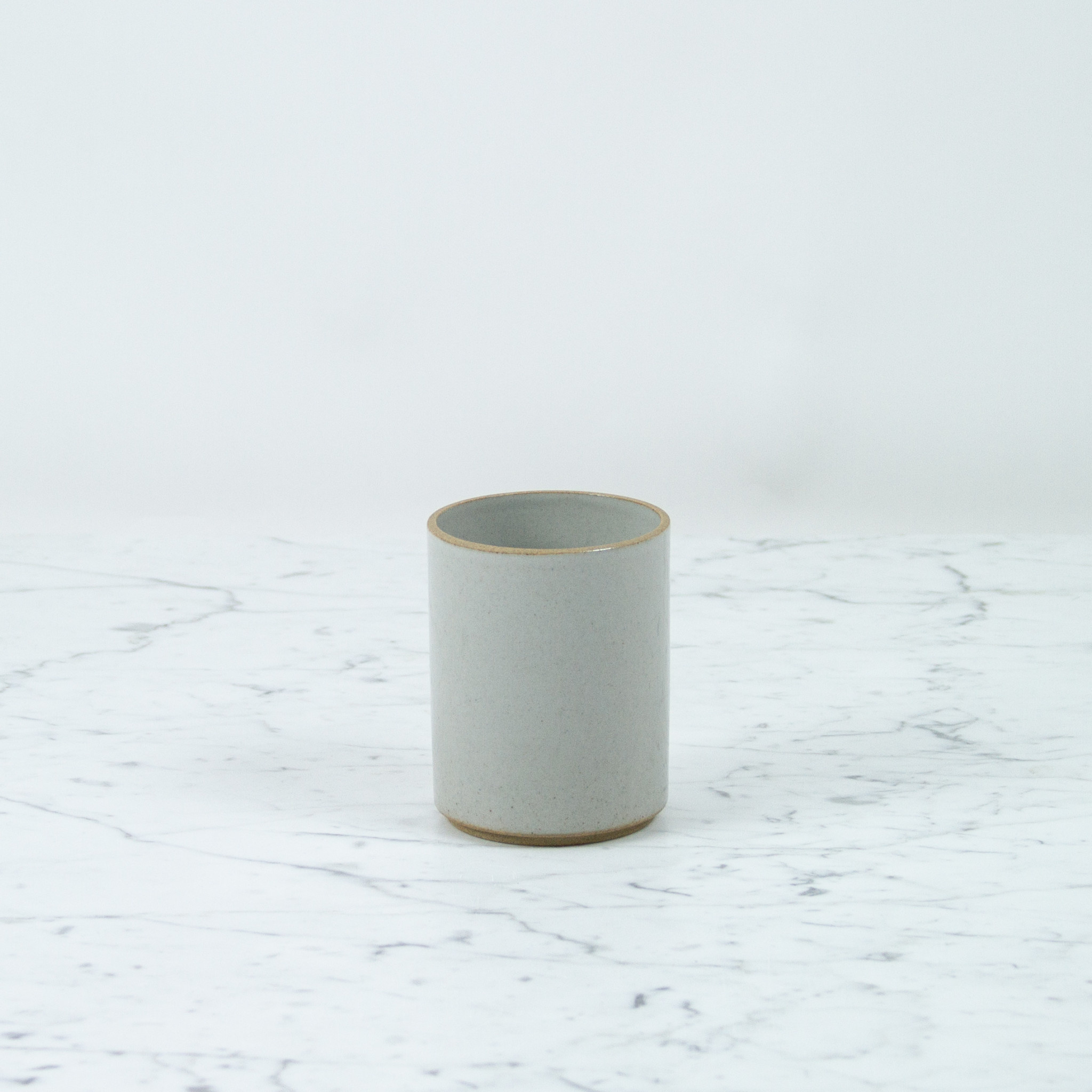 Hasami Porcelain Straight Tumbler - Gloss Grey - 3 1/4" x 4 1/4"