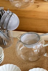 Wasabi Flatware Hammered Stainless Steel Tea Strainer