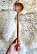 Long Slim Olivewood Round Head Spoon - 13"