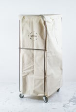 Steele Canvas Rolling Canvas Laundry Hamper with Removable Bag