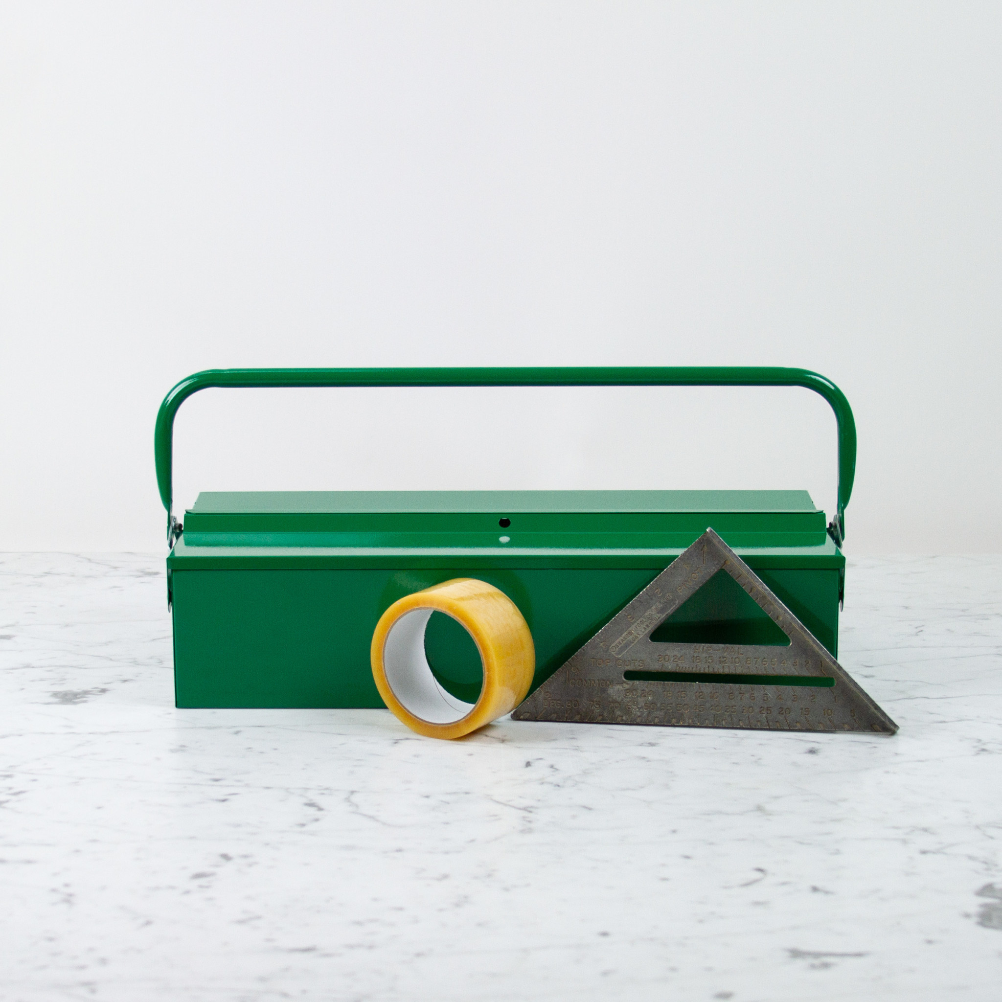 Italian Single Layer Steel Tool Box - Bright Green