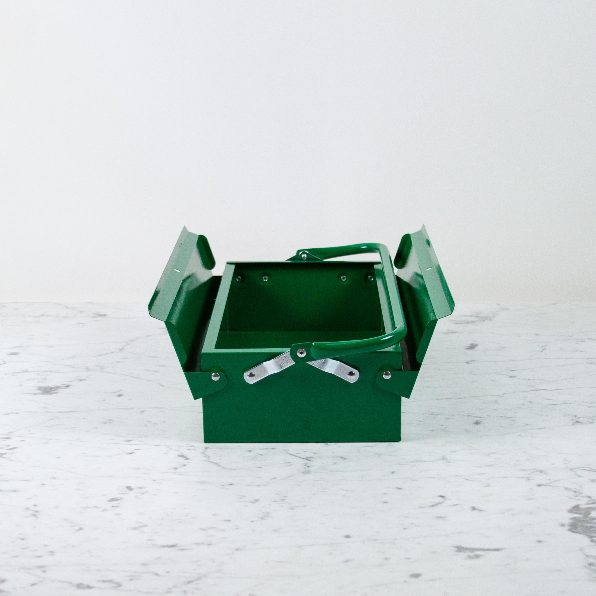 Italian Single Layer Steel Tool Box - Bright Green