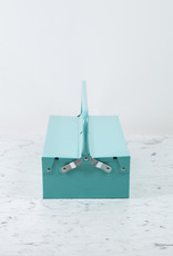 Italian Single Layer Steel Tool Box - Mint Green