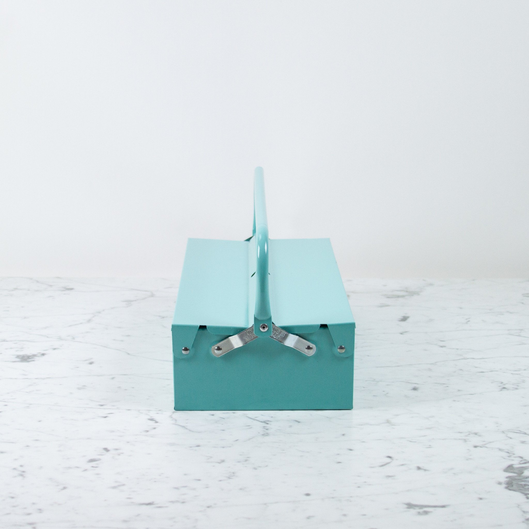 Metal Plus Italy Italian Single Layer Steel Tool Box - Mint Green