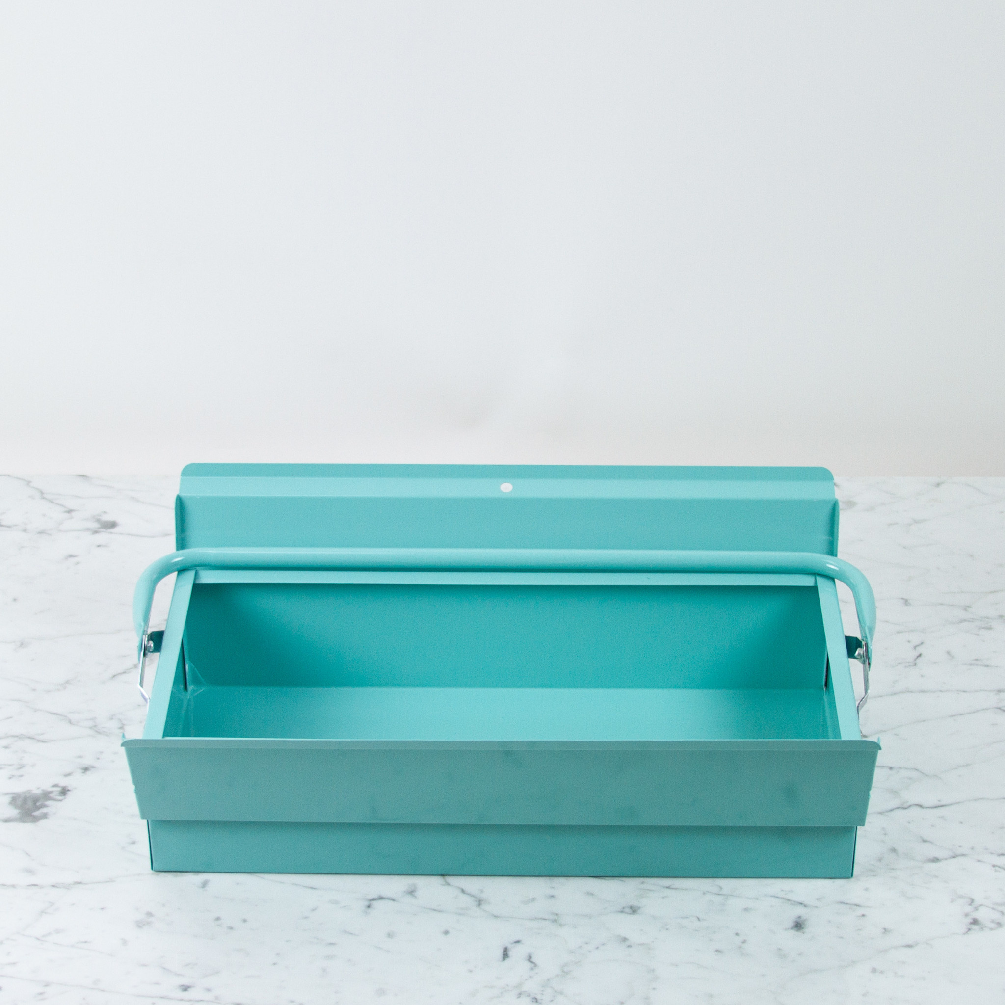 Metal Plus Italy Italian Single Layer Steel Tool Box - Mint Green