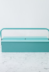 Italian Single Layer Steel Tool Box - Mint Green