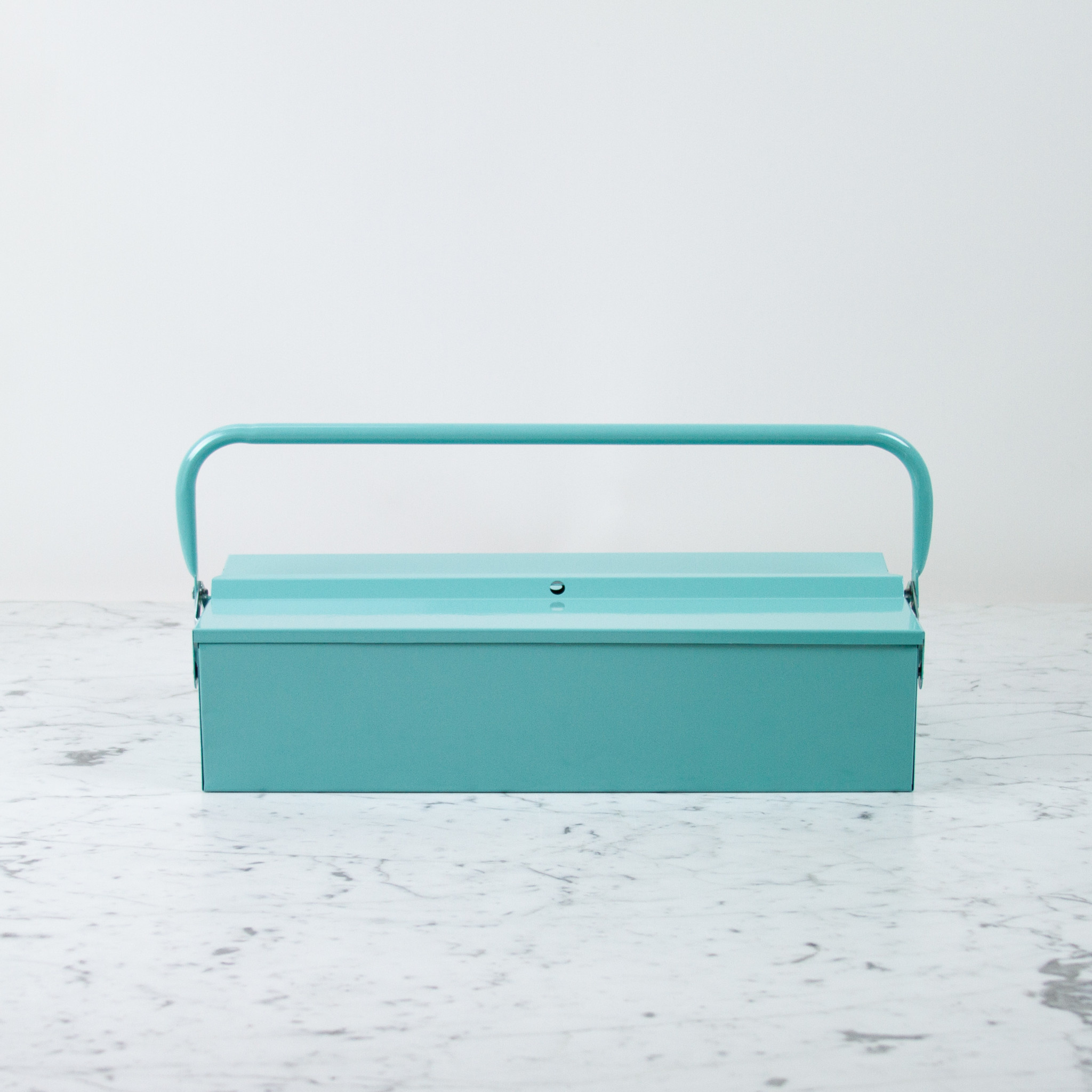 Metal Plus Italy Italian Single Layer Steel Tool Box - Mint Green