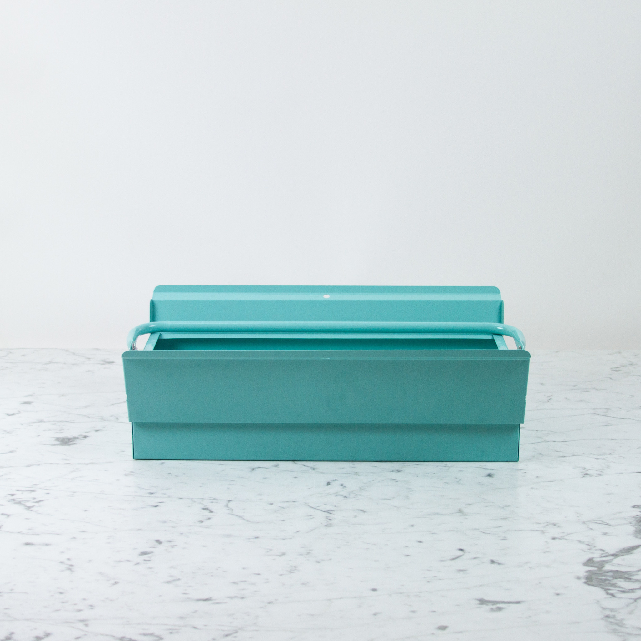 Metal Plus Italy Italian Single Layer Steel Tool Box - Mint Green