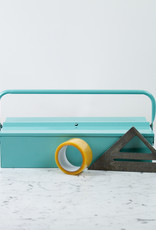 Italian Single Layer Steel Tool Box - Mint Green