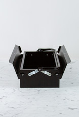 Italian Single Layer Steel Tool Box - Black