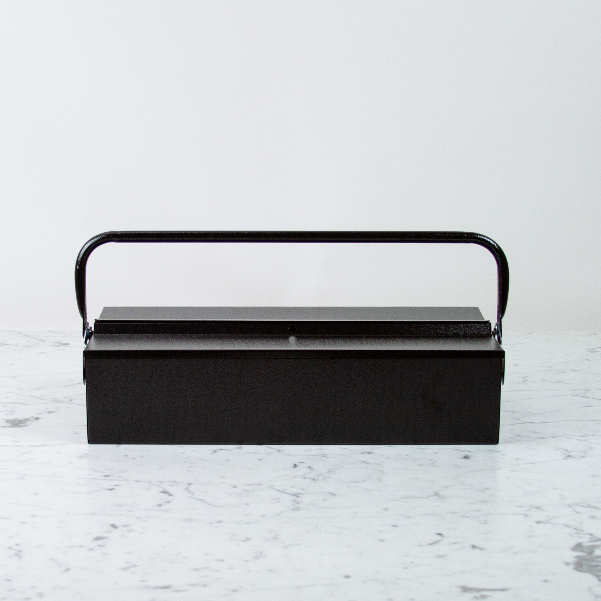 Metal Plus Italy Italian Single Layer Steel Tool Box - Black