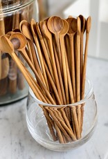 Teak Extra Long Thin Stirrer - 6"