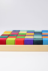 Grimm's Toys Grimm's Small Mosaic Block Set - 36 Piece - 10 1/4" Square