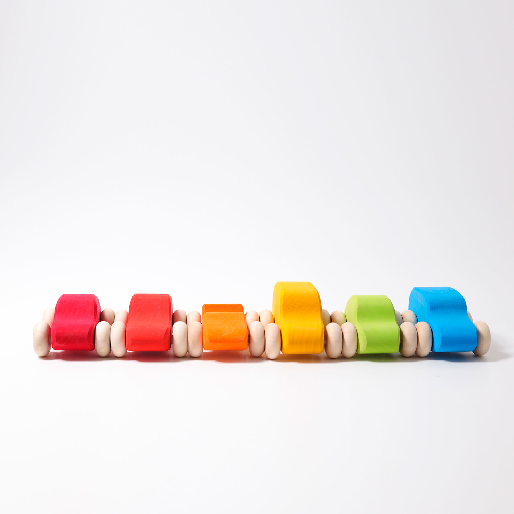 Grimm's Toys Grimm's Small German Wooden Car - Assorted Colors - 4"
