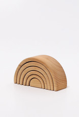 Grimm's Toys Grimm's Wooden Tunnel - Natural - Small - 4"