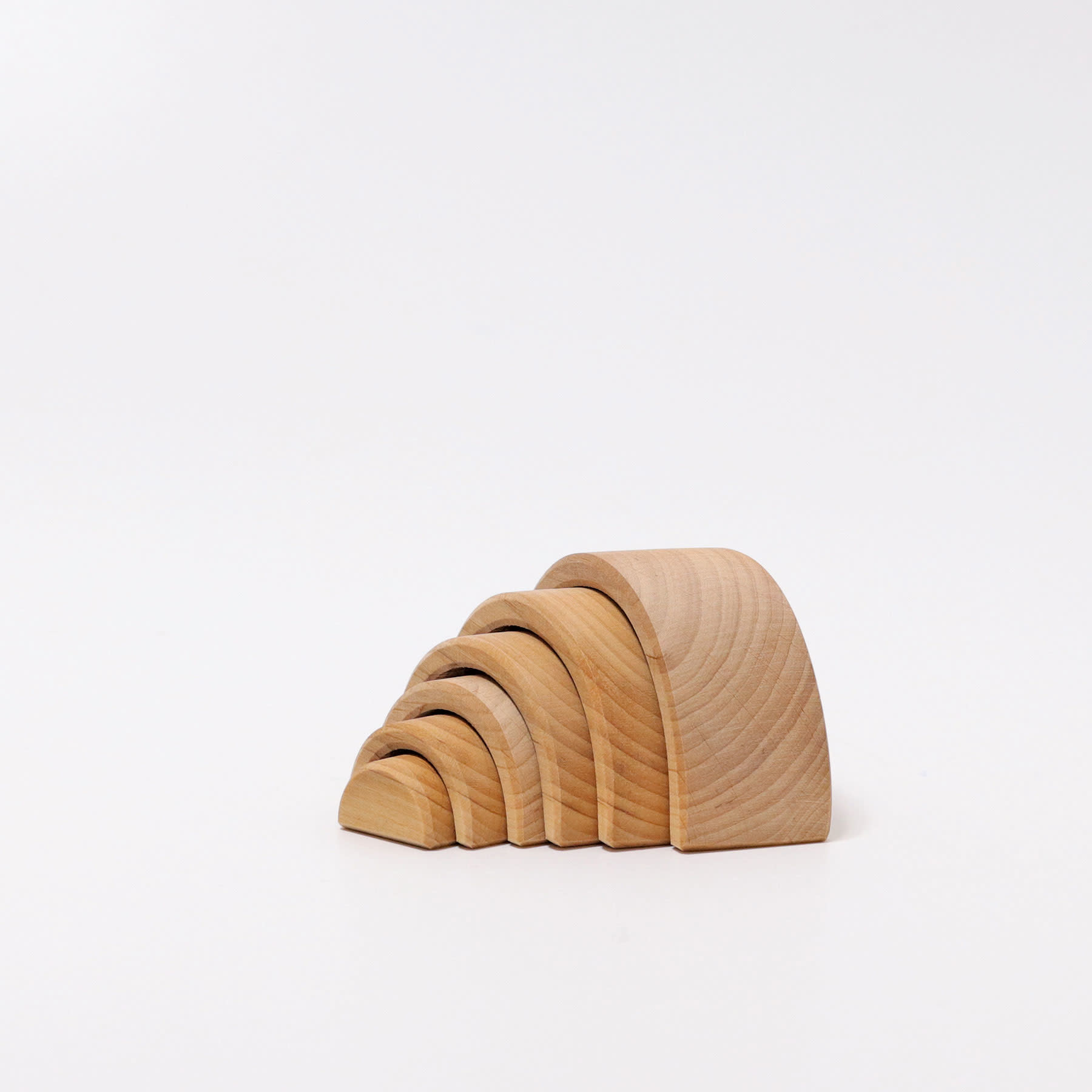 Grimm's Toys Grimm's Wooden Tunnel - Natural - Small - 4"