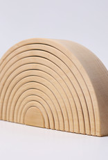 Grimm's Toys Grimm's Natural Tunnel - Extra Large - 12 Piece Set - 14"