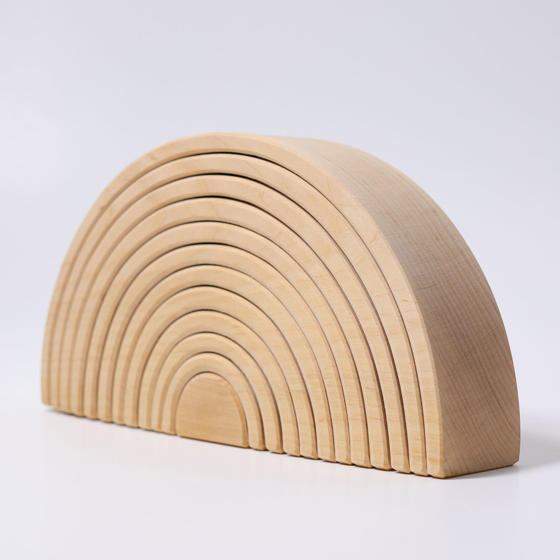 Grimm's Toys Grimm's Natural Tunnel - Extra Large - 12 Piece Set - 14"