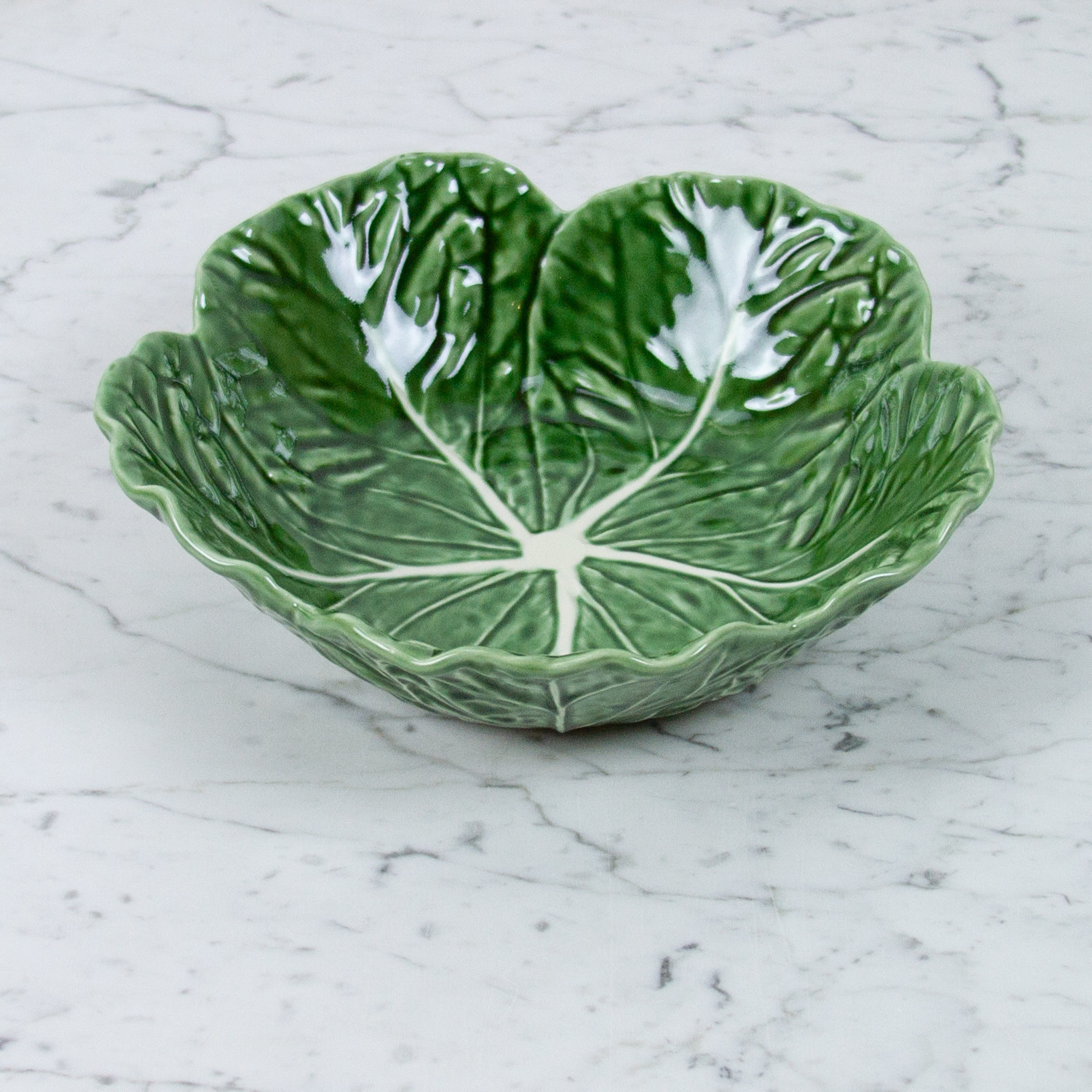 Bordallo Pinheiro Bordallo Pinheiro Cabbage Serving Bowl - Green  -12"