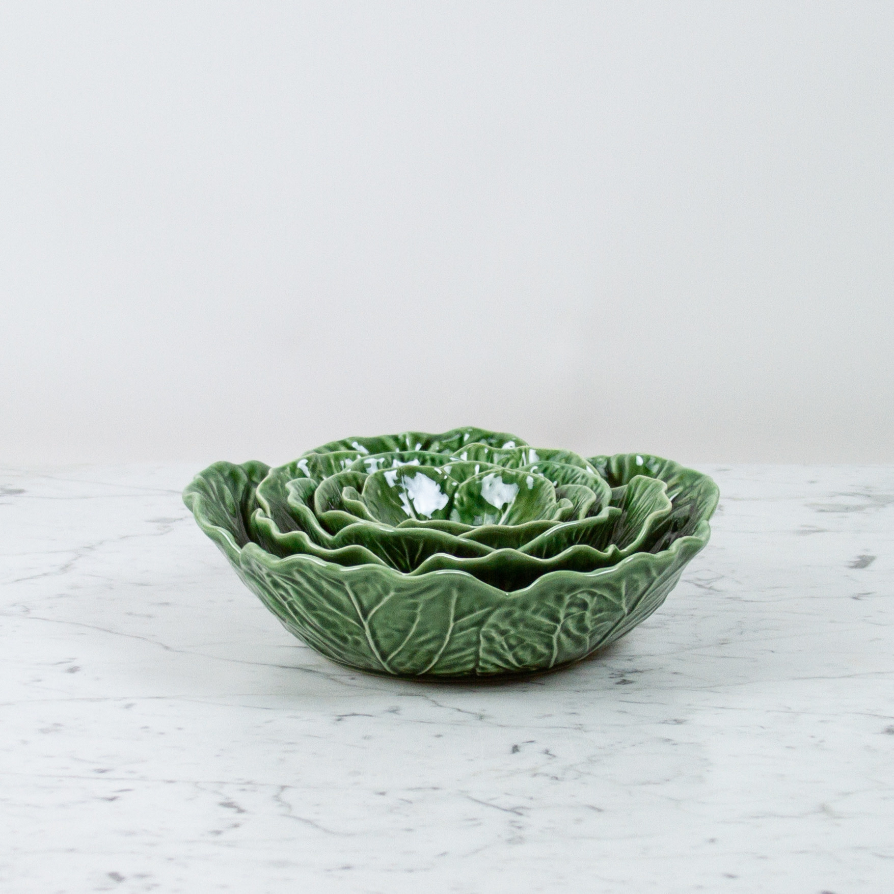 Bordallo Pinheiro Bordallo Pinheiro Nesting Cabbage Bowl - Green - 7"