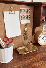 Lemnos Clocks Japanese Beechwood Riki Alarm Clock - Natural - 4.5"