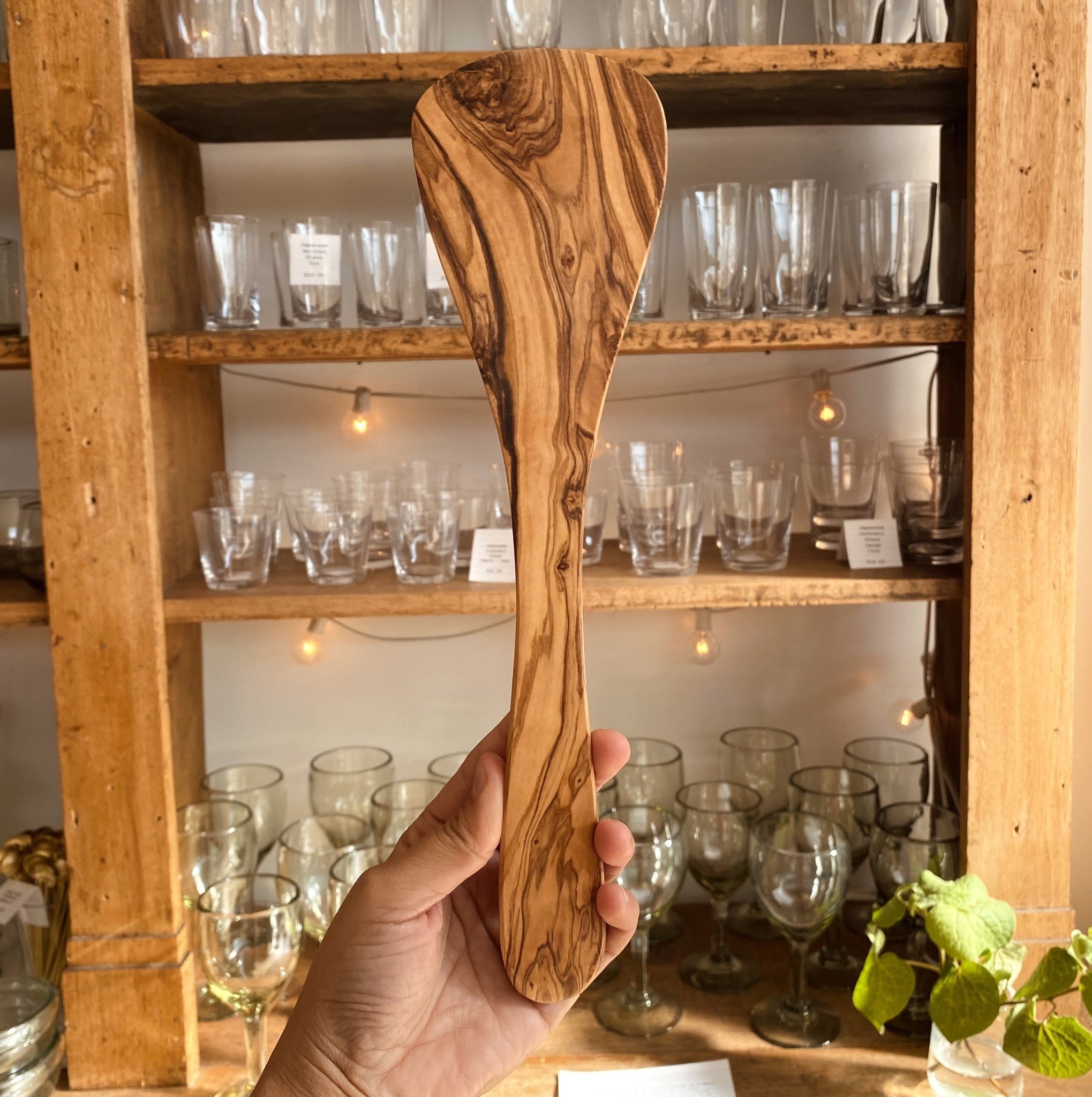 Olivewood Rounded Spatula - 11.5"
