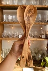 Olivewood Salad Servers - 12"