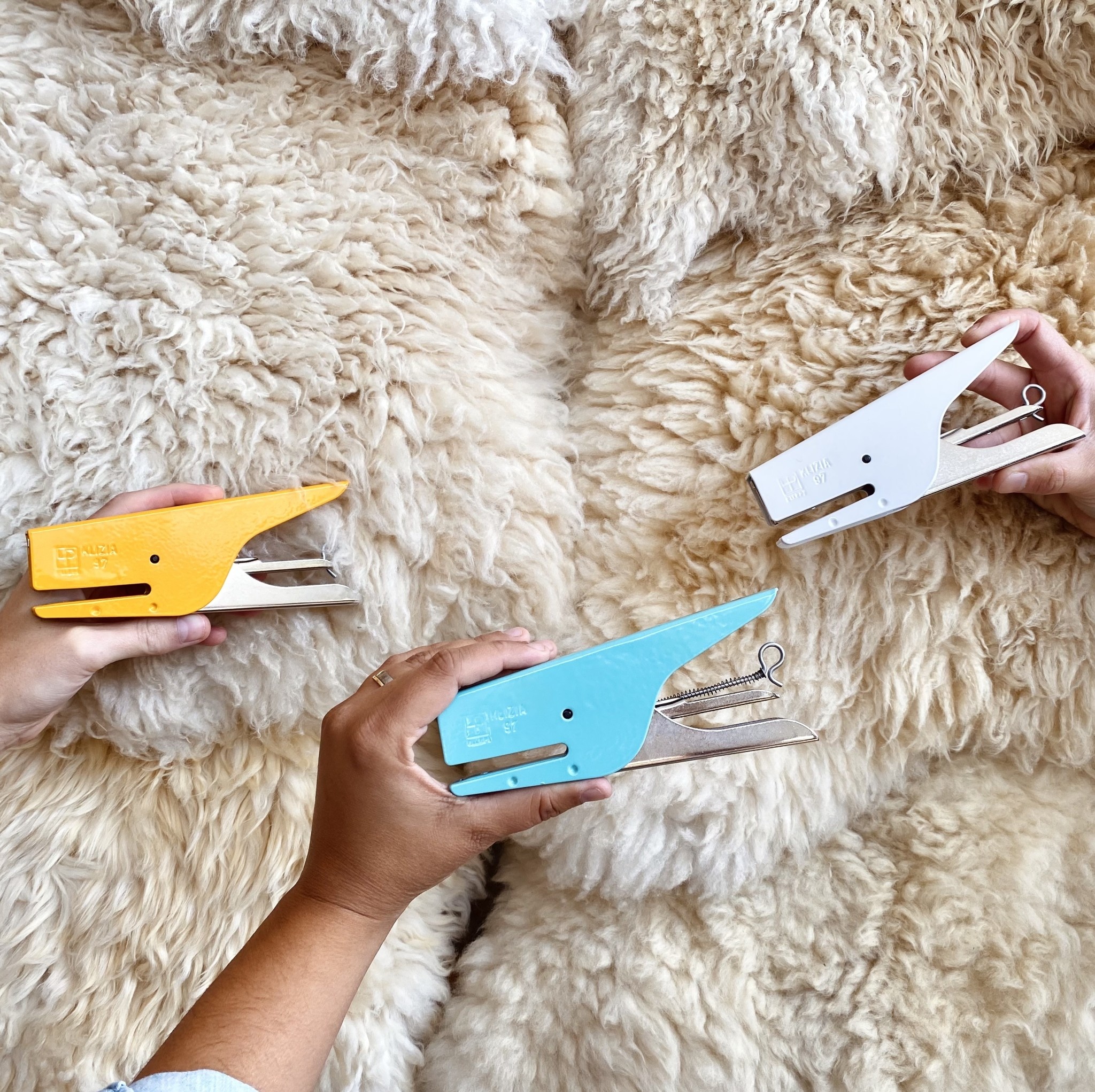 Ellepi Klizia 97 Italian Stapler- Yellow