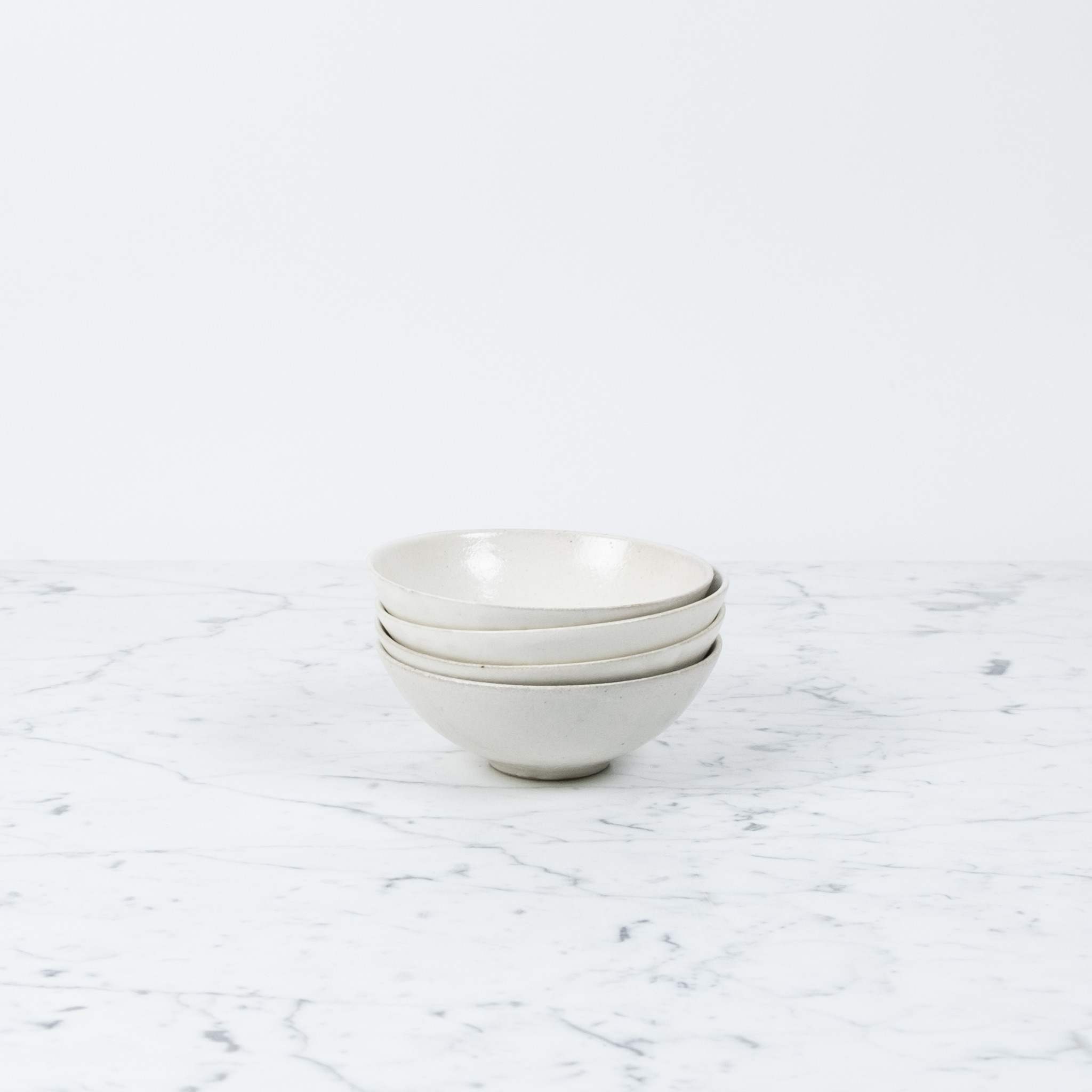 Japanese Ceramic Soup Bowl - White - 6"