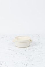 Japanese Ceramic Gratin Baking Dish - White - Small - 5"